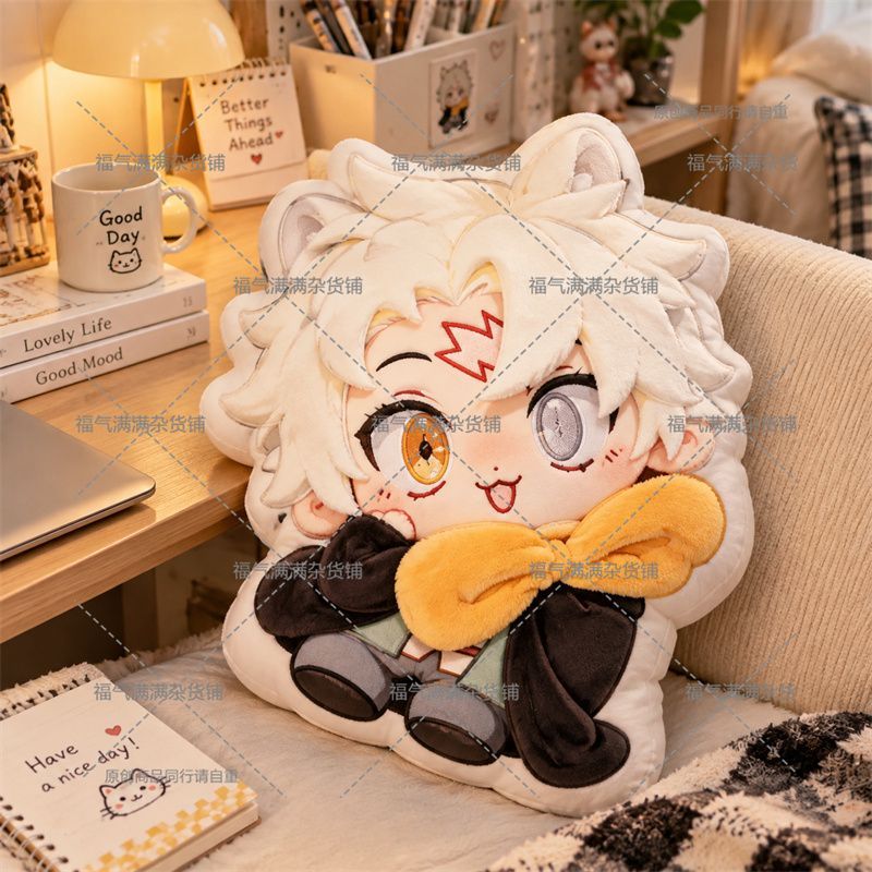 Throw Pillow - Natsuki Subaru – urocza pluszowa poduszka