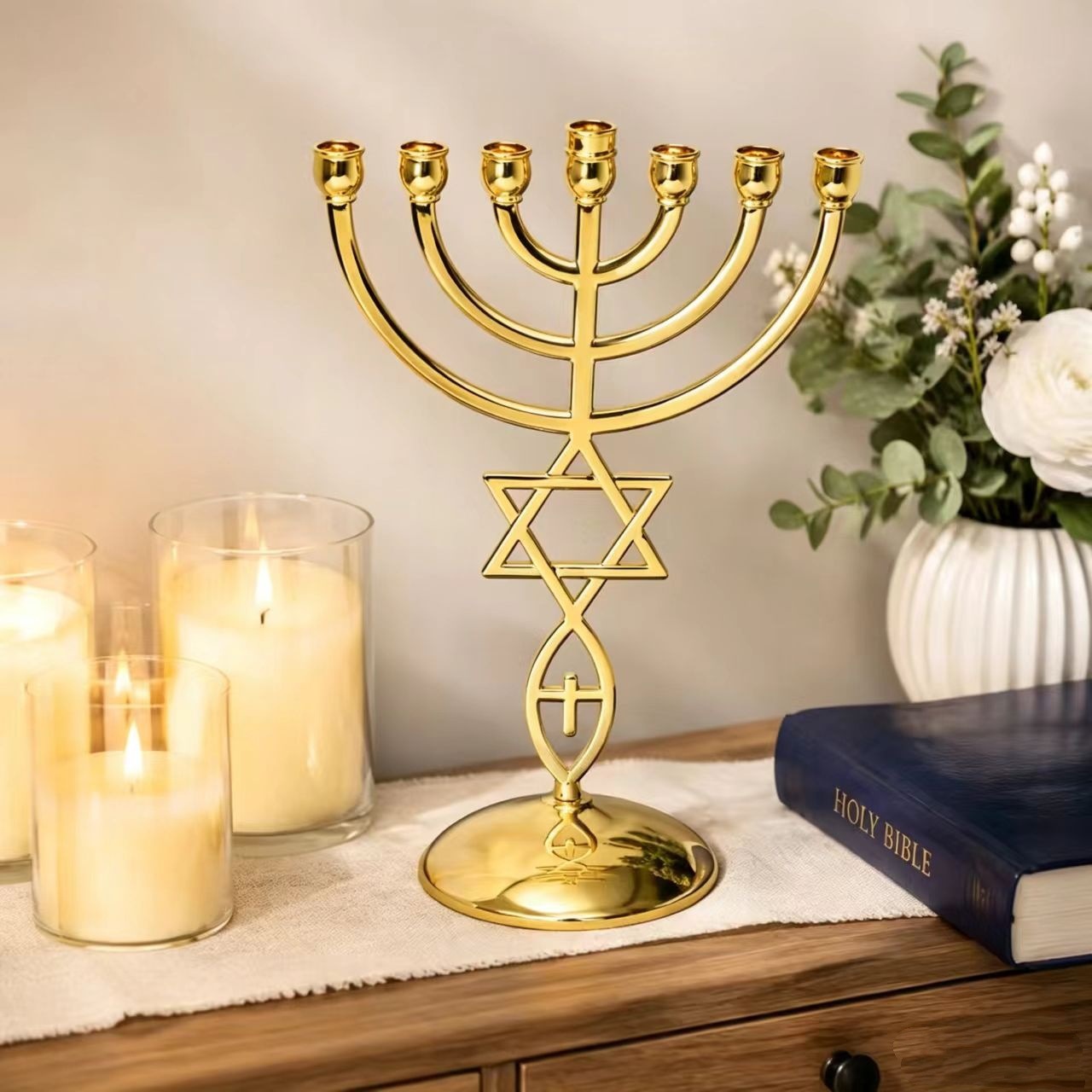 Zestaw siedmioramiennego świec – Candle Holder Decor recenzja i cena