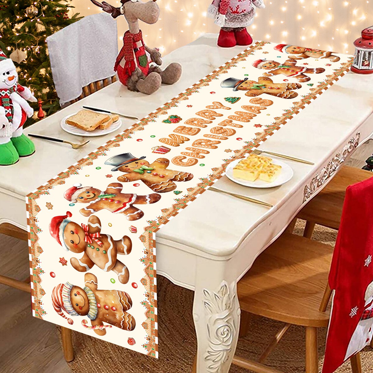 Christmas Santa Clause Polyest – Table Runner recenzja i cena