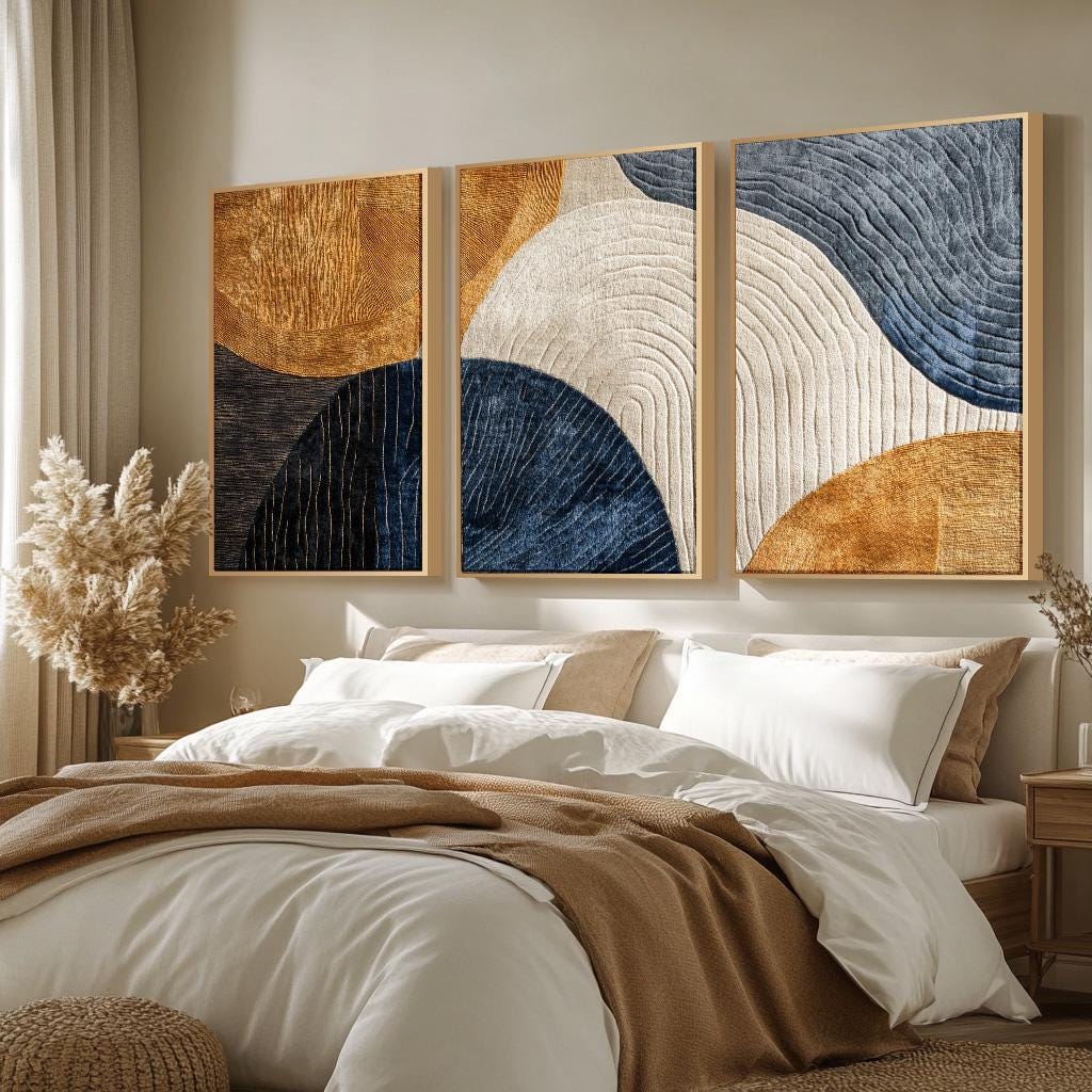 3-częściowy Zestaw Obrazów na  – Abstract Canvas Set recenzja i cena