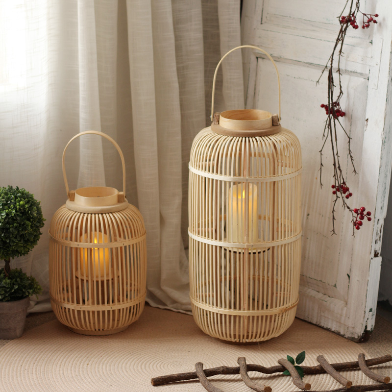 Ręcznie robiony bambusowy lamp – Candle Holder Decor recenzja i cena
