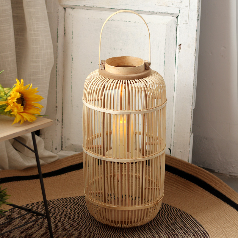 Ręcznie robiony bambusowy lamp – Candle Holder Decor recenzja i cena