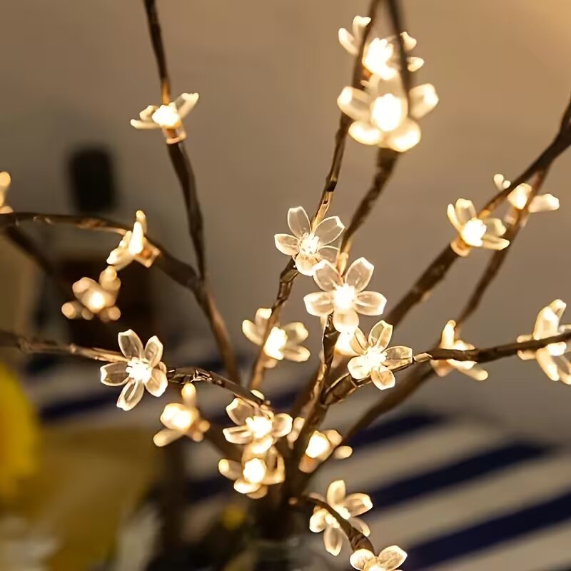 1/2 szt. 20 LED Lampki Gałązki – Vase Decor recenzja i cena