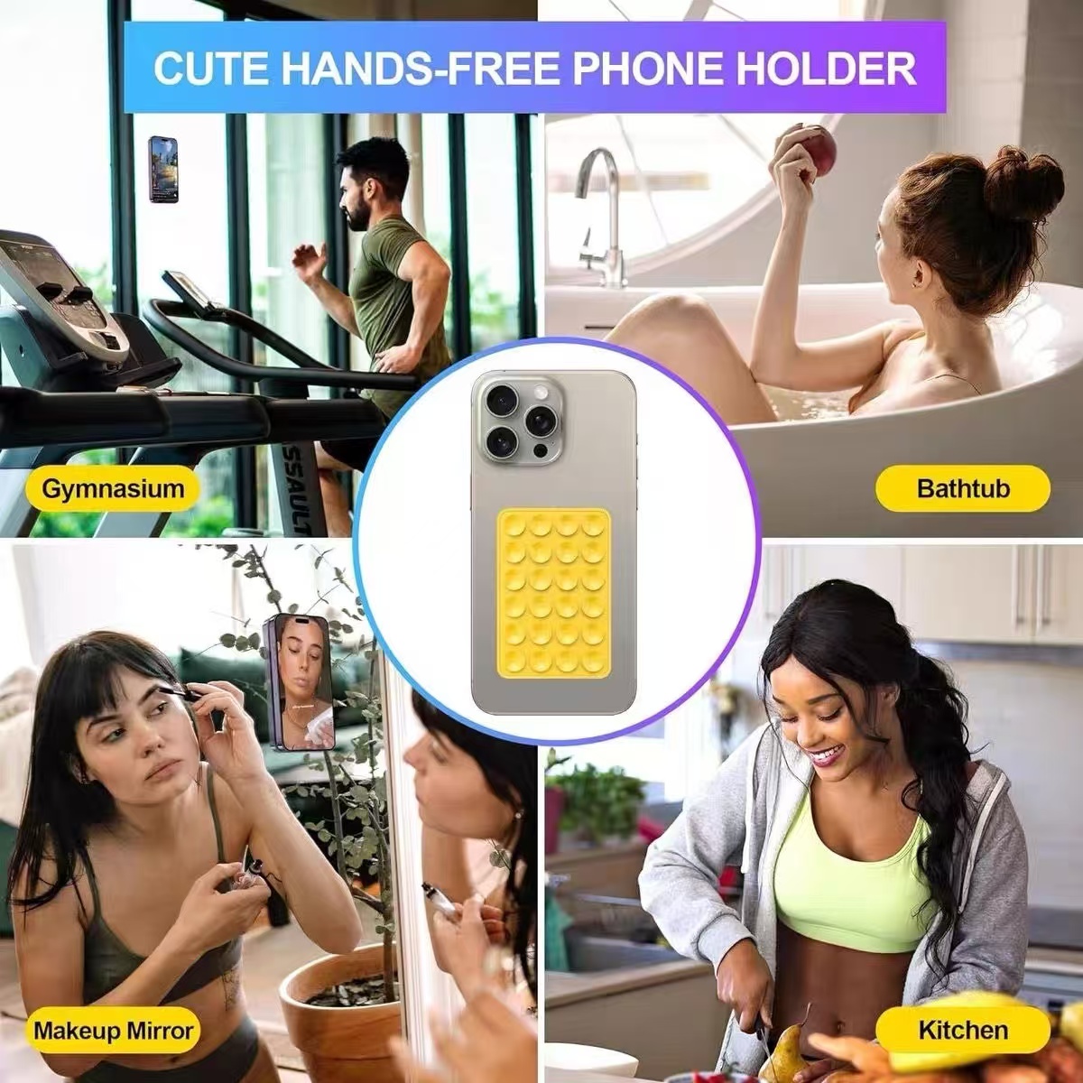 Silikonowy uchwyt na telefon z – Wall Sticker recenzja i cena